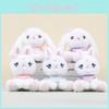 Plush Soft Rabbit Toy With Pp Cotton Filling For Decor And Gifts Doll Keychain