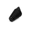 BULLSPANN Exhaust Plug Rubber Black Siren Circular Plug Muffler Plug Exhaust Pipe Cleaning Plug