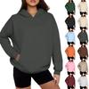 Fashionable Women's Loose Casual Daily Plus Size Long-sleeved Hooded Sweatshirt