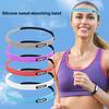Thin Elastic Headbands Silicone Sports Headband for Women Men Athletic Sweatband for Running Cycling Yoga Workout Soccer