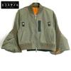 sacai 23Stainless Steel 23-06670 Nylon Twill Blouson MA-1 Balloon Bomber Jacket 1 khakiUsed
