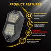 18 LED Car UniversalTruck LED Rock Light Signal Lamp 12V 24V Atmosphere Decorative Lights for Offroad Jeep Truck LED Side Marker