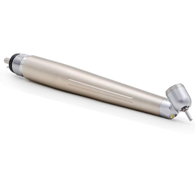 Стоматологический светодиодный высокоскоростной наконечник, турбинный наконечник с углом наклона 45 градусов, антиретракция, односторонняя струя воды