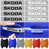 8pcs Car Door Sticker Carbon Fiber Scratches Auto Handle Protection Film for Superb Octavia Kodiaq Yeti Rapid Karoq Fabia Kamiq Enyaq Vis