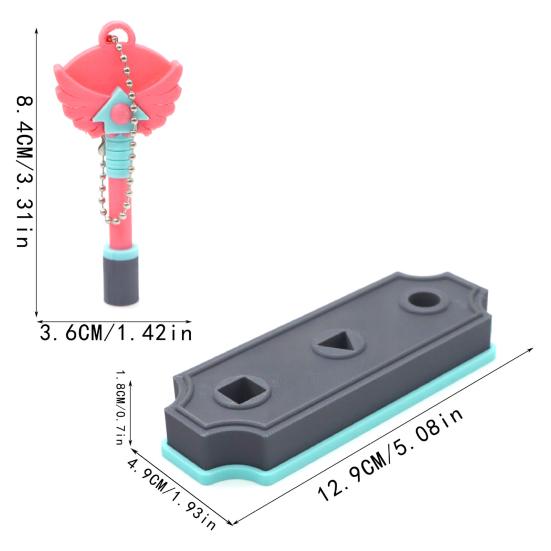 Брелок Набор 3 сезона Игра в кальмара Ролевая игра Декоративный брелок из сериала Игра в кальмара
