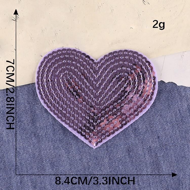 10 шт. Вышитые нашивки в форме сердца, приутюживаемые нашивки, пришивные аппликации, нашивки с пайетками для шляпы