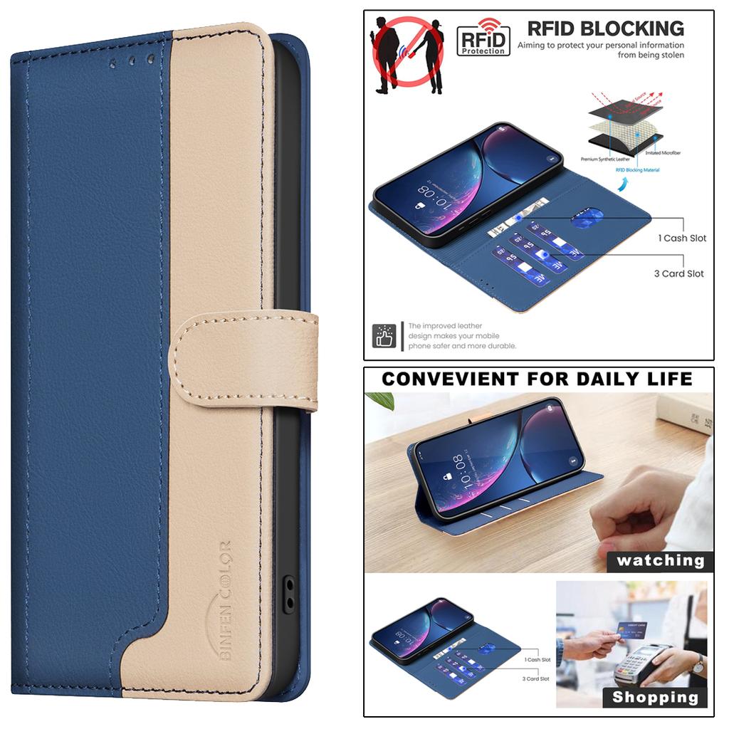 Кожаный чехол-книжка для Xiaomi 13T 11i Poco X6 X6Pro M6Pro F5 F3 X5 X5Pro C55 C31 Обложка Противоударный бампер Мягкая деловая задняя крышка