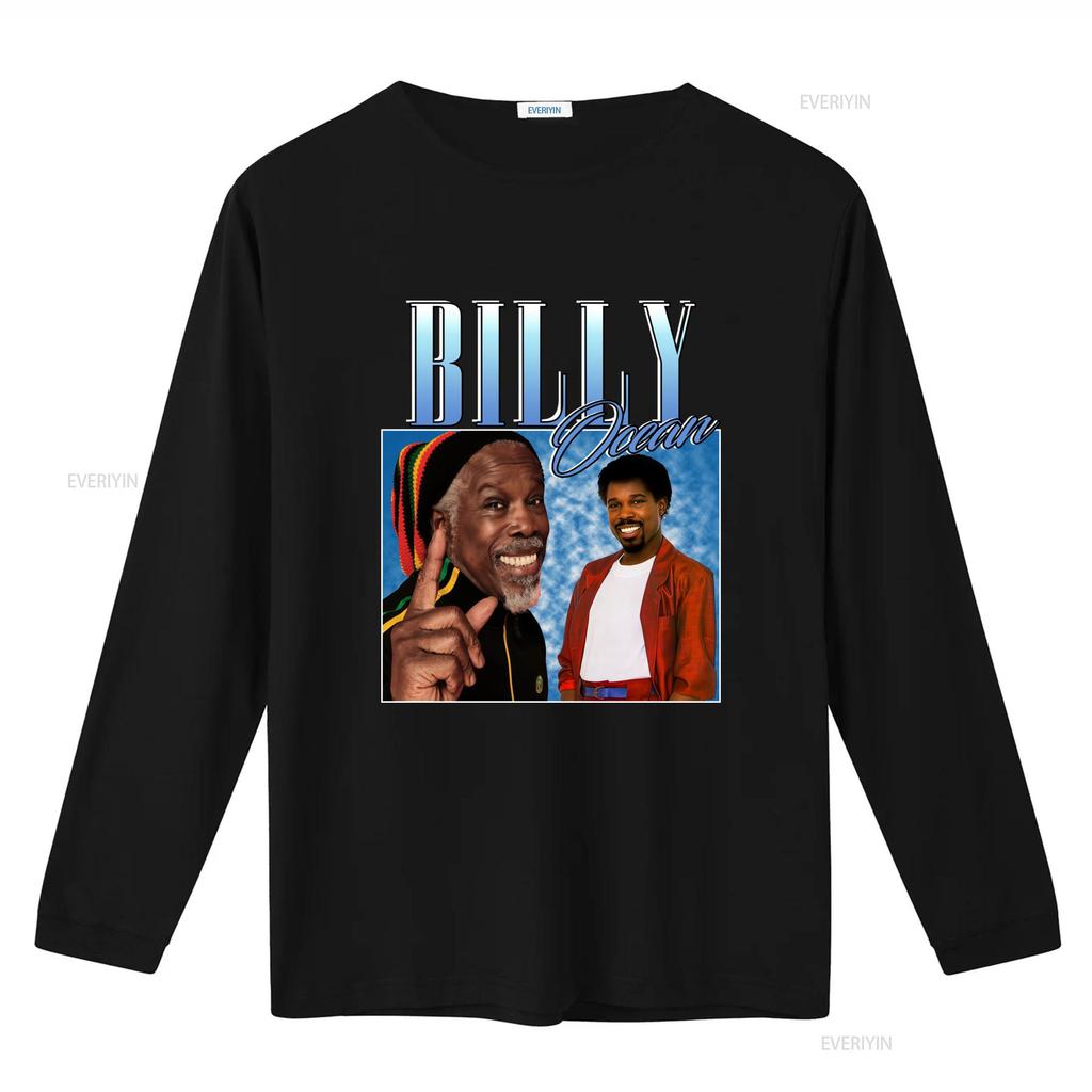 Billy Ocean Appreciation Funny Homage Throwback T Shirt For Stag Hen Do Vintage Washed Stylish Designer Clothes Homme Versatile