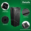Iceyyyy 20-Pack 3.5-Inch Deep Plastic Nursery Pots with Drainage Vents - Premium Anti-Skid Seedling Grow Containers for Indoor Outdoor Garden Plants