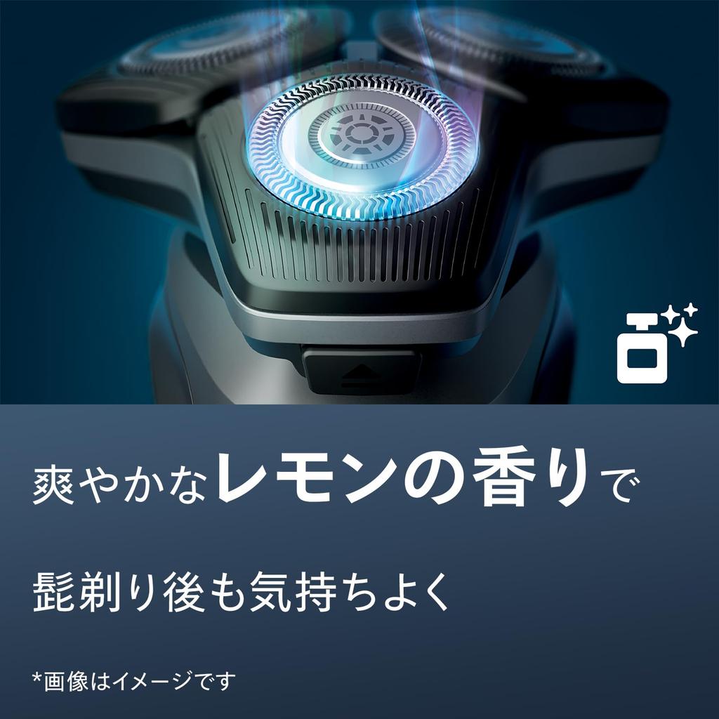 Чистящий раствор Philips Quick Clean Pod для бритв Лимонный Примерно (6 упаковок) (S5000, S7000, S9000), Аромат, 160 мл, Запас на 18 месяцев, CC16/51