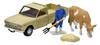 Tomica Limited Vintage 164 LV-195d Datsun 1300 Truck Light Brown with Figure Completed Product