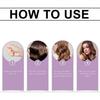 Hoegoa Flaxseed setting gel moisturizes hair strands and creates natural curly hair. Portable and elastic setting gel