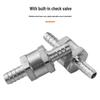 Stainless Steel Core Check Valve for Oil Pipes - Available in 6/8/10mm Sizes, Aluminum Alloy for Automotive & Marine Use