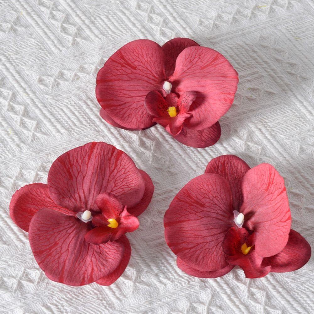 DIY Jewelry Making Craft Butterfly Orchid Flower Handmade Accessories Simulated Flower Cute DIY