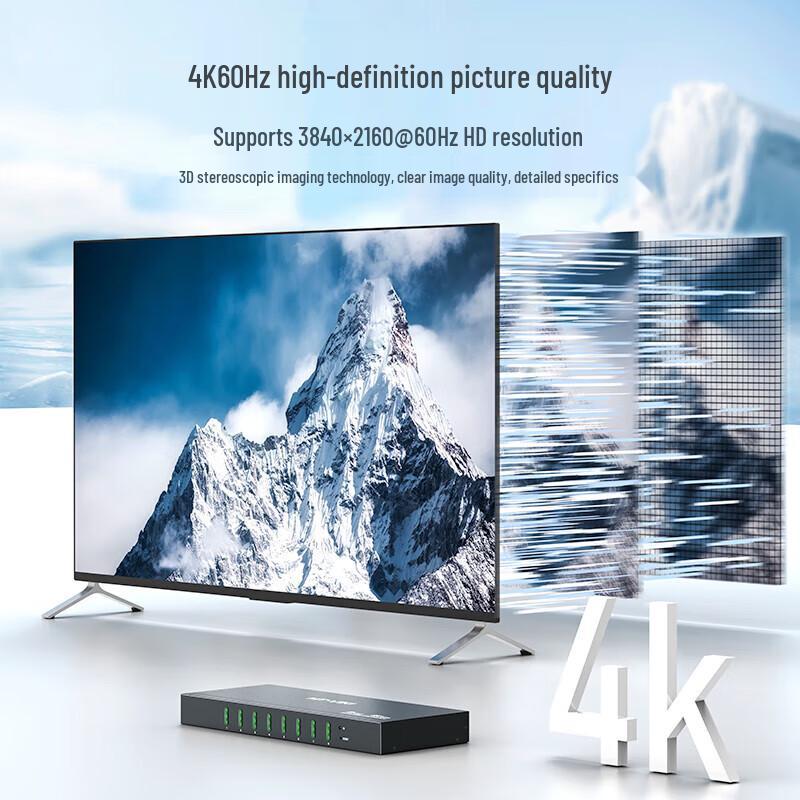 8-портовый HDMI KVM-переключатель MT-viki