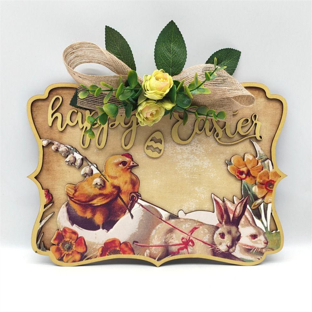 Three-dimensional Easter Decoration Hanging Creative Wall Hanging Pendant Door Hanging Balcony