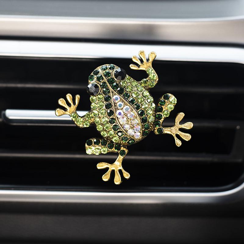 Лягушка диффузор для духов освежитель воздуха зажим для автомобильного дефлектора зажим для духов сплав материал украшение салона автомобиля для автомобильных принадлежностей