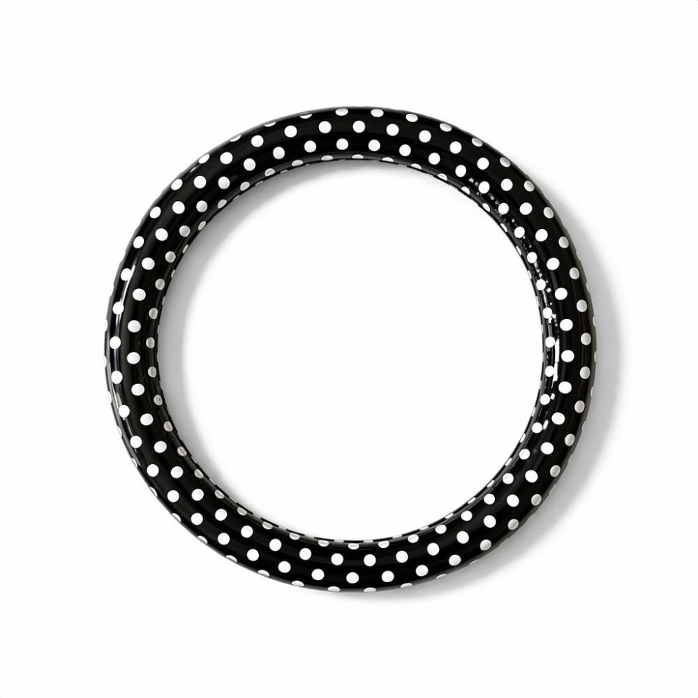 PVC Leather Auto Steering Wheel Decoration Automobile Accessory Car Interior Decoration