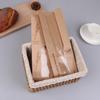 10Pcs Oil Proof Kraft Paper Long Bread Bags With Transparent Window Baguette Baking Packaging Bags For Birthday Party Event