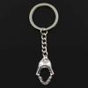 Fashion Opens Closes Teeth Mouth 30x28mm Pendant 30mm Key Chain Bronze Men Car Gift Keychain