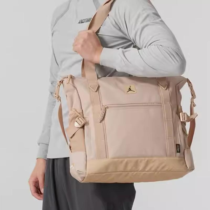 Jordan Fitness Training Leisure Trend Polyester Gym Bag Crossbody Shoulder Bag Medium Unisex bags Pink JD2513033AD-003