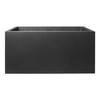 ELHO Bac a fleurs Vivo Next Long 80 - L 78 x W 39 x H 38 cm - Intérieur,Extérieur - 100% recyclé - Noir