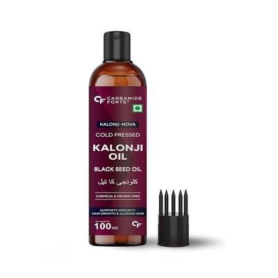 Масло калонджи карбамид форте холодного отжима | Масло черного тмина для роста волос - пищевое | 100 мл