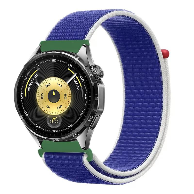 22 мм 20 мм Нейлоновый ремешок для Huawei Watch 5 4 GT6 GT6 Pro GT5-4-3 46 мм Браслет в стиле флага Amazfit Bip 6 Active 2 Balance 2 Correa