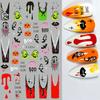5 листов наклеек для нейл-арта на Хэллоуин для DIY-материалов для ногтей, украшение