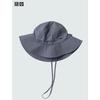 Б/у шляпа UNIQLO U с защитой от УФ-излучения серая UNIQLO U