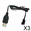 Зарядный кабель для Ni/Cd аккумулятора 3x3,6 В USB на SM-разъем для RC-машинки, дрона, робота