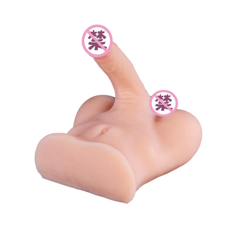 Мягкий реалистичный дилдо, женская мастурбация