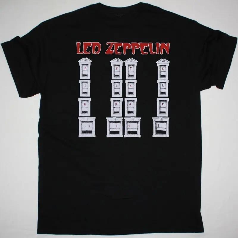 Led Zeppelin Икар Логотип Графический Унисекс Хлопок 2026 Лето Новый Мужской Рок Стиль Мода Уличная Одежда Футболка Уличная Мода Харадзюку Мода Оверсайз Топ