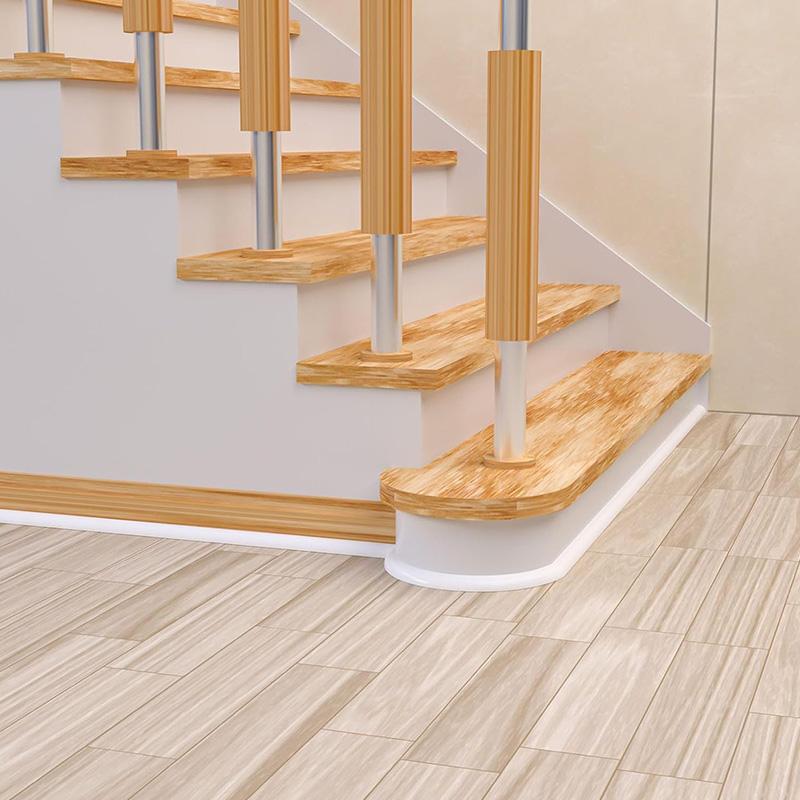 1m Water Stopper Strip Home Decorative Wall Sticker Elastic Ceiling Edge Strips Kitchen Scalloped Corner Line Bathroom