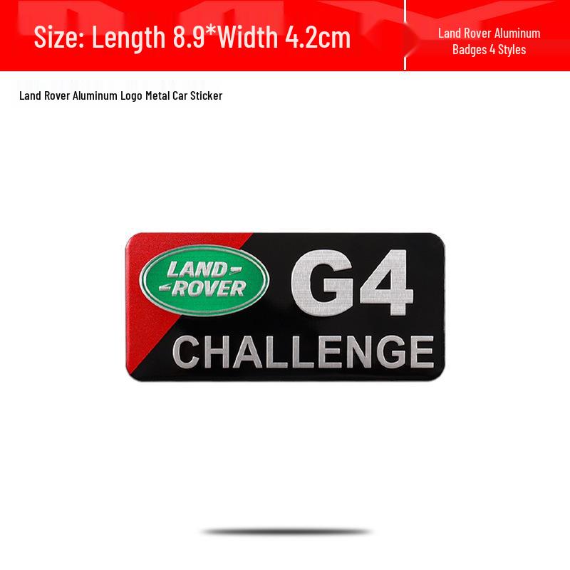 Совместимая металлическая наклейка-эмблема на заднюю часть для Land Rover Range Rover, Evoque, Velar, Discovery и Defender