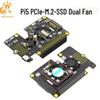 Raspberry Pi 5 PCIe To M.2 NVMe SSD 2280 Expansion Board with Dual Fans