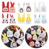 Decoration Bunny Ear Storage Pocket Biscuit Package Candy Bag Easter Rabbit Rabbit Cookie Bags