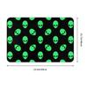 Universal vector icons alien heads Front Floor Door Entrance Mats Indoor  Bathroom Kitchen Doormat Bedroom Carpet Rug