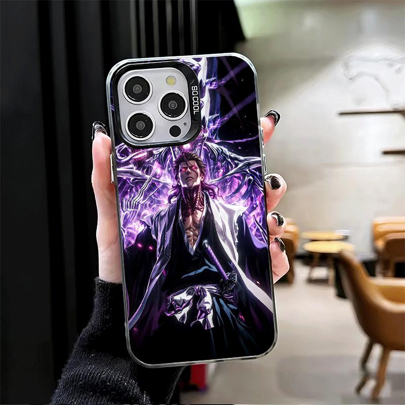 Bleach Айдзен Сосукэ Мягкий Чехол для Телефона для iPhone 15 16 17 Pro Max 17Air 16E 14 Plus 13 12 Mini Ударопрочный Чехол Задняя Панель