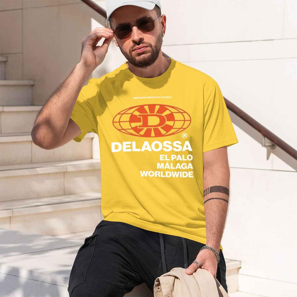 Casual Style T-Shirt Delaossa El Palo Malaga Worldwide Graph Design Summer Wear Gift For Travel Enthusiasts 2026 Model