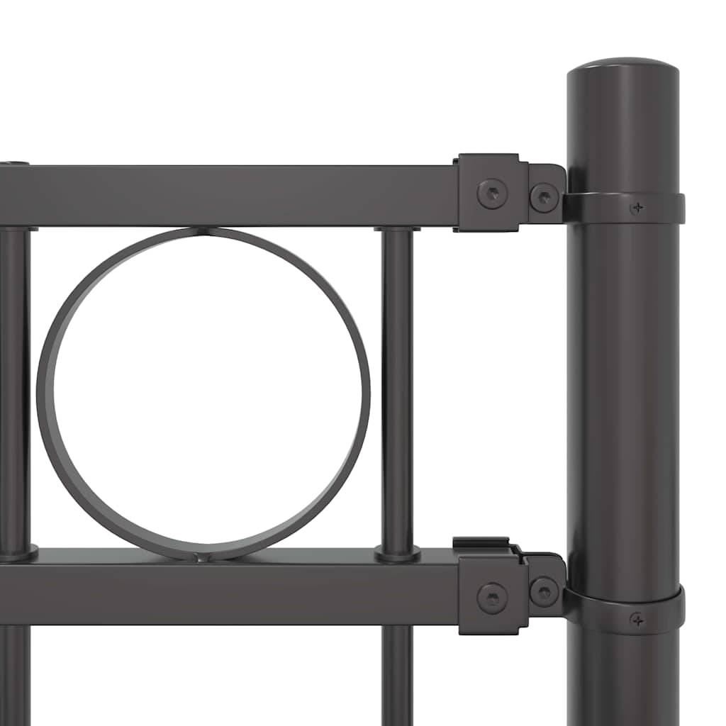 ASSEN Fence Panel Gray 170 x 130 cm Steel