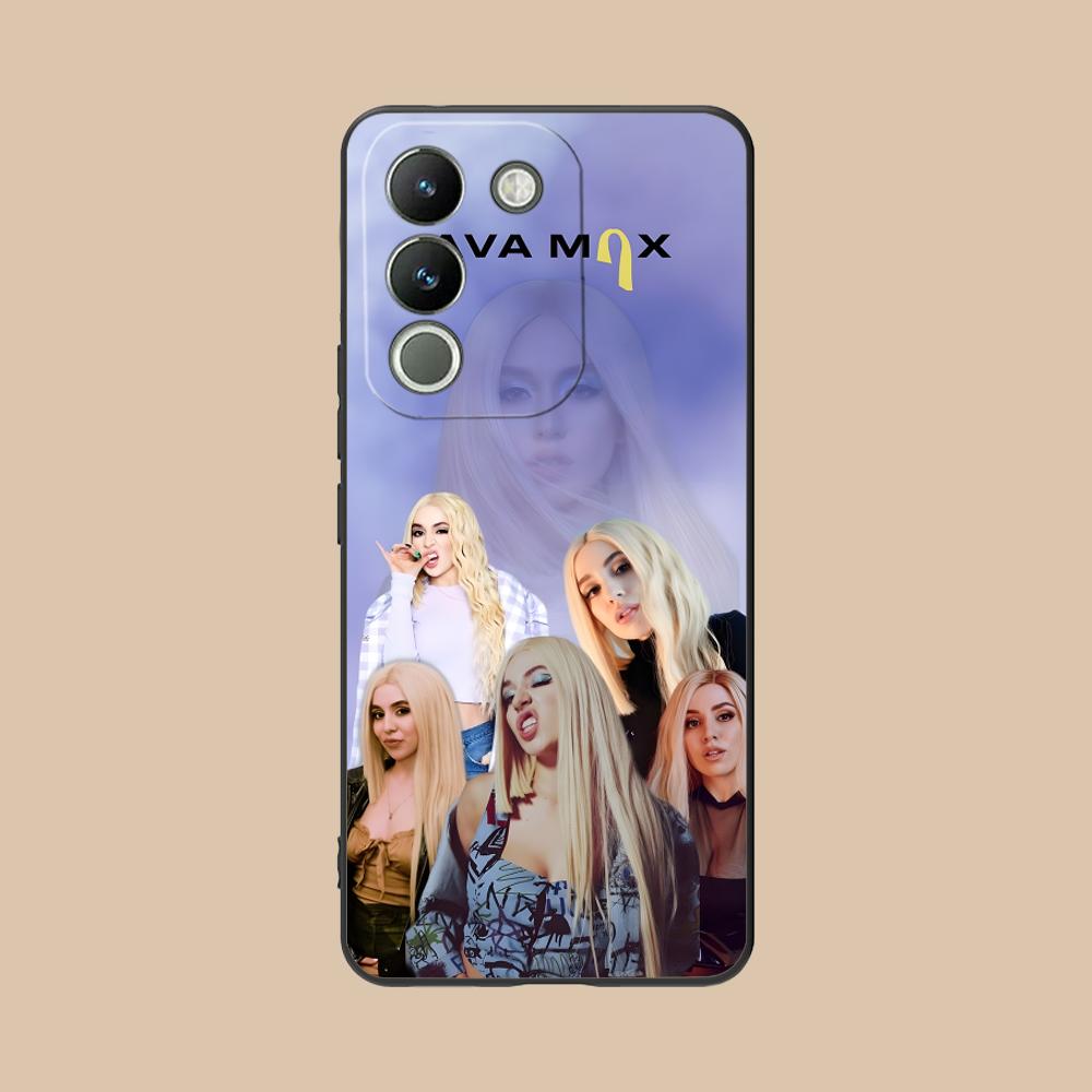 Fashion Ava Max Matte TPU Mobile Phone Case for Xiaomi Redmi 15 14 13 12 A5 3 2 1 C Plus 4G 5G Colorful Printing Cover