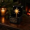 Holiday Seasonal Gifts Christmas Magic Gift Box, Spring-Loaded Pop-Up 3D Santa Claus Figurines Snowman Angel Elk Trick Box for Xmas Parties,