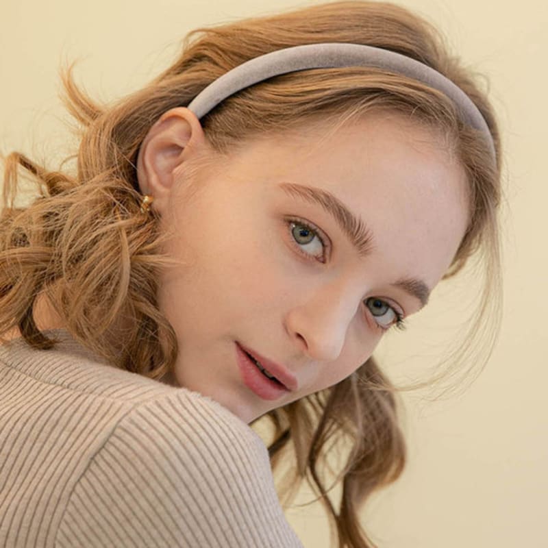 Жан Поль Кларисс Тонкий бархатный ободок для волос JP-21-028HB