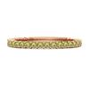 Peridot Eternity Band Ring - Sterling Silver Rose Gold Vermeil