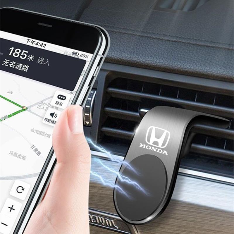 Магнитный держатель для телефона в машине на вентиляционную решетку GPS-держатель для смартфона для Honda Fit Civic Accord 7 8 9 10 Pilot City Jazz CRV HRV