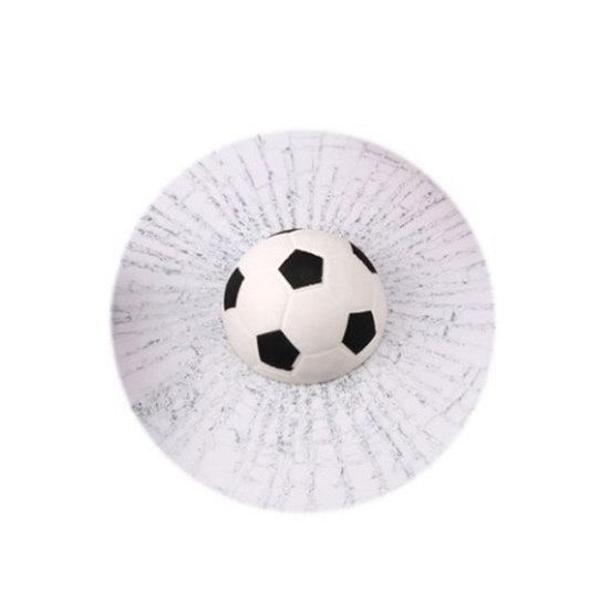 Funny 3D Tennis Ball Basketball Football Hit Window Crack Car Sticker Decoration