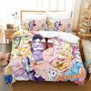 In Another World with My Smartphone Printed Bed Set Duvet Cover Pillowcase Bedding Set Linen Sheet Quilt Cover Full Queen Size