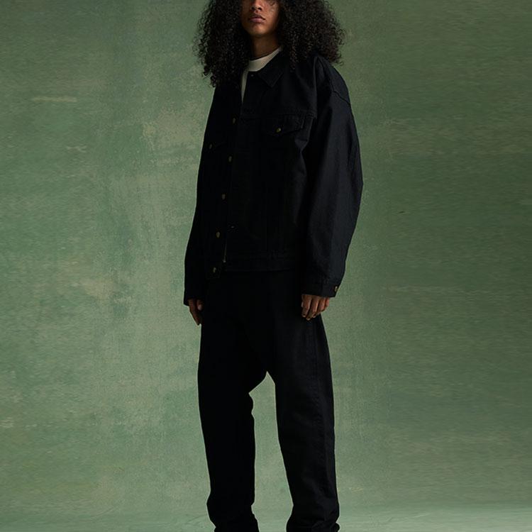 Fear of God Джинсовая куртка Essentials темно-черная мужская верхняя одежда 202BT234270F