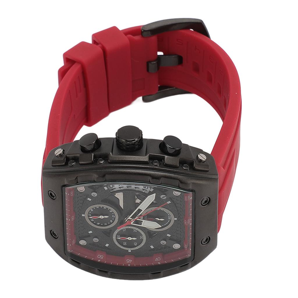 Multifunctional Men Sport Watch 30m Waterproof Rubber Strap Fashionable Digital Display Analog